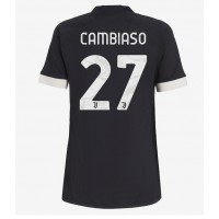 Camisa de time de futebol Juventus Andrea Cambiaso #27 Replicas 3º Equipamento Feminina 2023-24 Manga Curta